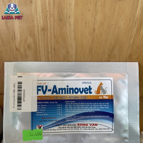 Fv- aminovet (điện giải) 10g