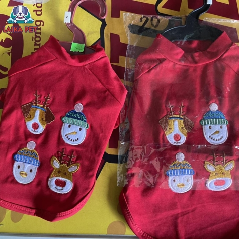 Mẫu áo đỏ cho Cún yêu !