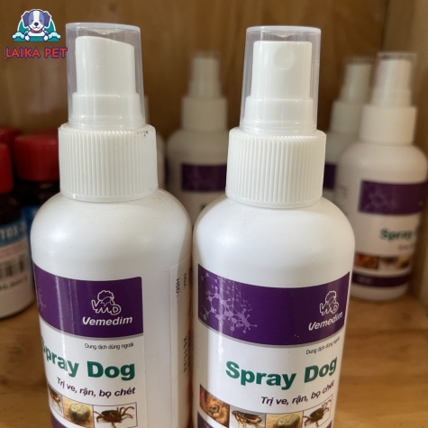 Spray- dog trị ve , rận, bọ chét 100ml