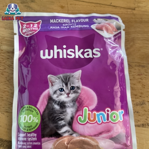 Pate gói whiskas 2-12 tháng vị cá thu