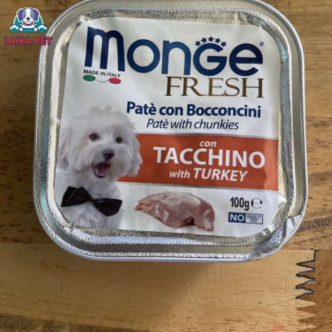Pate hộp  monge vị gà tây 100g