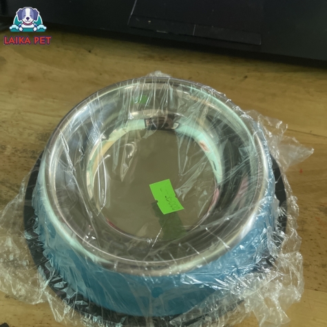 Khay inox màu in chữ size Xs 15cm