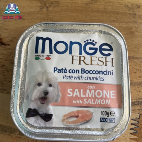 Pate hộp  monge vị cá hồi 100g