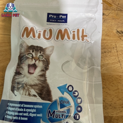 Sữa bột gói cho mèo 100g