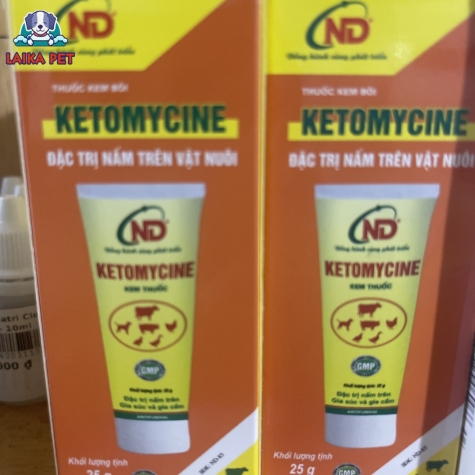 Kem bôi đặc trị nấm ketomycine 25g