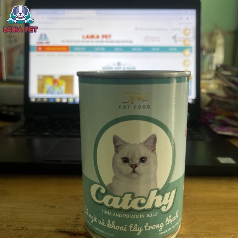 Pate lon catchy vị cá ngừ và khoai tây
