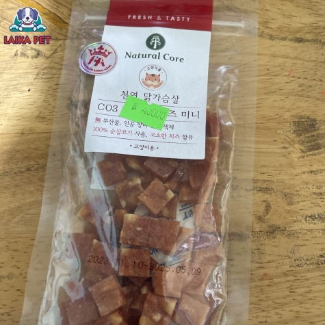 Thịt gà và phô mai cho mèo