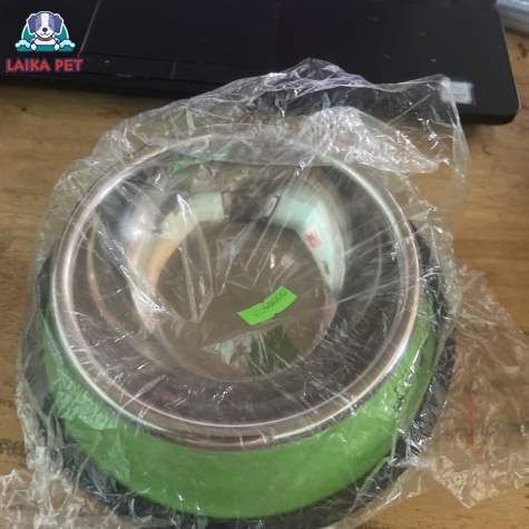 Khay inox mày in chữ size S 18cm 