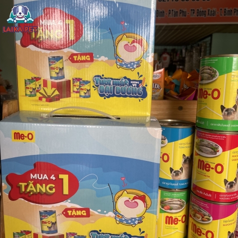 Pate me-o lon 400g các vị