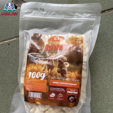 Thịt gà viên sấy khô 100g kamt