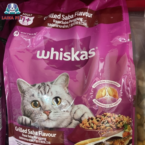Hạt whiskas adult vị cá basa nướng 1.2kg