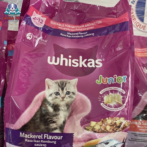 Hạt whiskas kitten vị cá thu 1.1kg