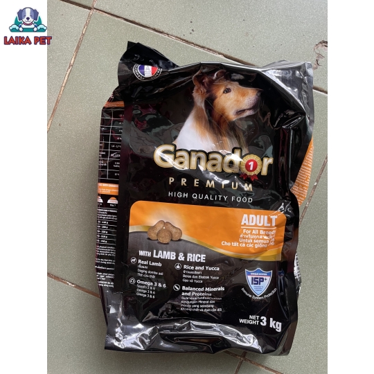 Hạt ganador adult cừu và gạo 3kg