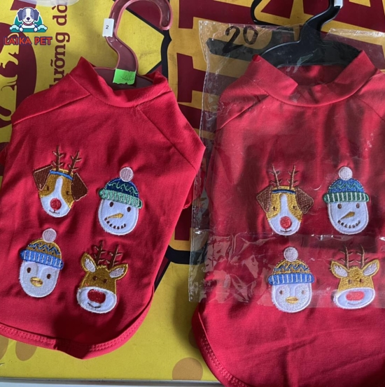 Mẫu áo đỏ cho Cún yêu !