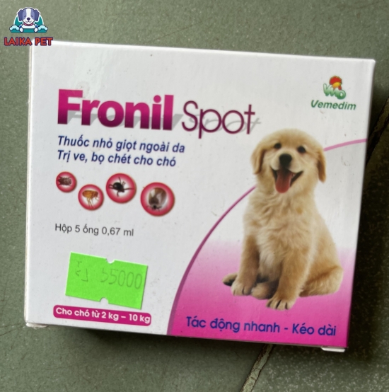 Nhỏ gáy fronil spot hộp 5 ống 0,67ml