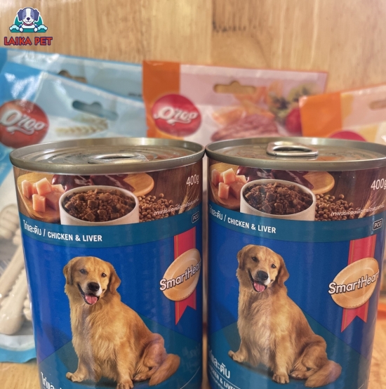Pate lon Smartheart gà và gan 400g
