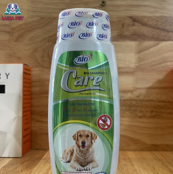 Sữa tắm bio care trị ve, rận, bọ chét 150ml