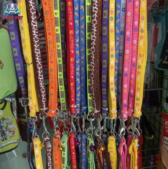 Vòng cổ + dây dắt 1cm