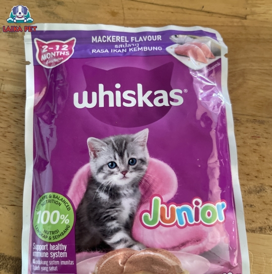 Pate gói whiskas 2-12 tháng vị cá thu