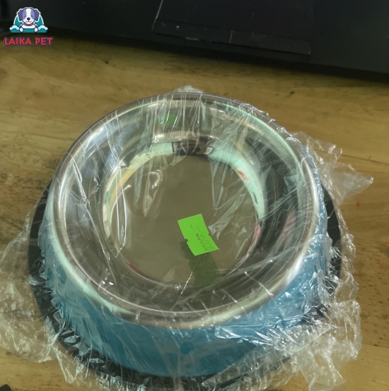 Khay inox màu in chữ size Xs 15cm