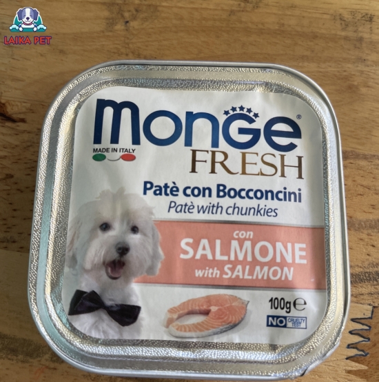 Pate hộp  monge vị cá hồi 100g