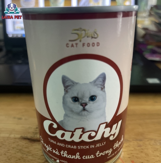 Pate lon catchy vị cá ngừ và thanh cua