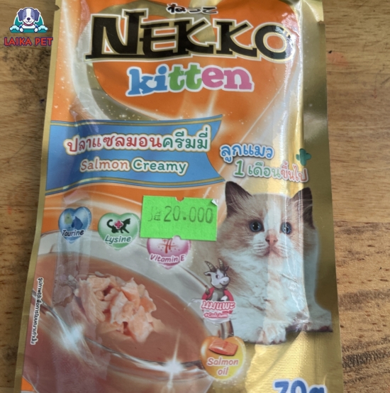 Pate gói nekko kitten vị  cá hồi 70g