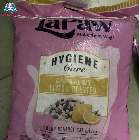 Cát lapaw chanh mix than hoạt tính 15lit