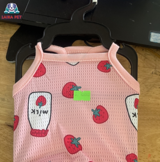 Áo ba lỗ sữa dâu 2-7