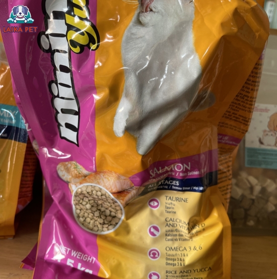 Hạt minino yum vị cá hồi 1.5kg