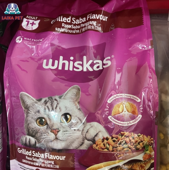 Hạt whiskas adult vị cá basa nướng 1.2kg